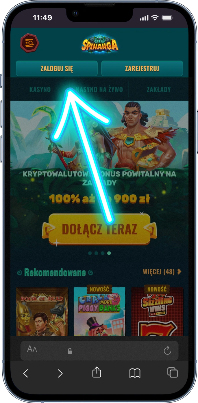 Spinanga Casino Login - Oficjalna strona